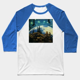 Starry Night in Kashyyyk Baseball T-Shirt